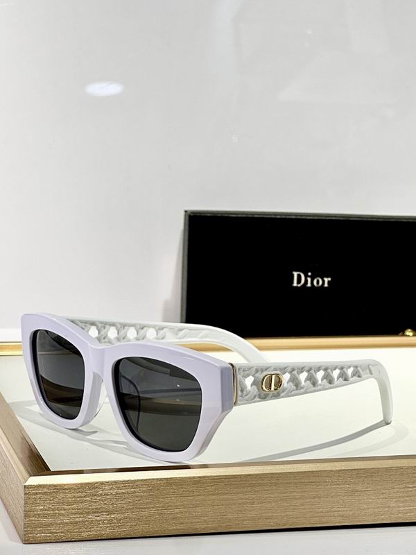 Dior Cannage Cut-Out Square Sunglasses