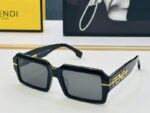 Fendi Bold Square Frame Sunglasses – Statement Logo Designer Shades