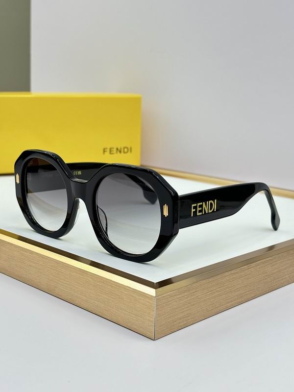 Fendi-Inspired Oversized Round Sunglasses – Luxury Statement Eyewear