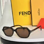 Fendi Statement Geometric Sunglasses