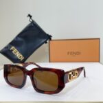Fendi Vintage-Inspired Square Acetate Shades