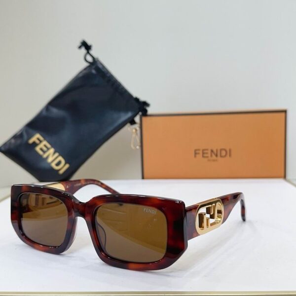 Fendi Vintage-Inspired Square Acetate Shades