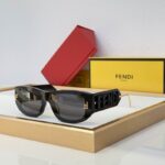 Fendi Oversized Logo Statement Sunglasses