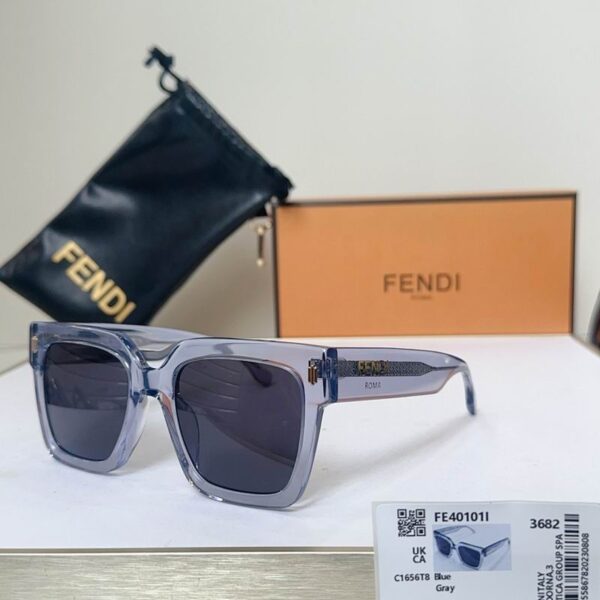 Fendi FE40101I Square Frame Sunglasses