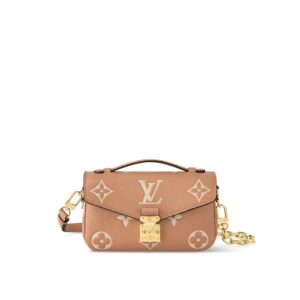 LOUIS VUITTON Pochette Metis EW Women's Small Messenger Bag, Brown