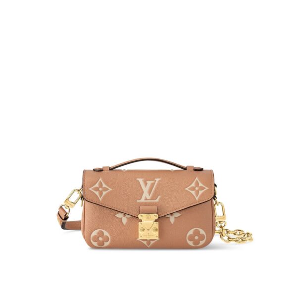 LOUIS VUITTON Pochette Metis EW Women's Small Messenger Bag, Brown