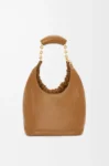 Small Squeeze bag in mellow nappa lambskin Oak