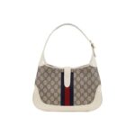 JACKIE 1961  SMALL SHOULDER BAG  white and tan two-tone