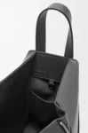 Compact Hammock bag in satin calfskin Black