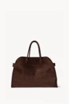 Soft Margaux 15 Bag in Suede Soft leather in Mocha Brown