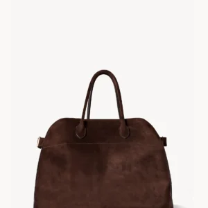 Soft Margaux 15 Bag in Suede Soft leather in Mocha Brown