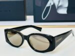 Saint Laurent Retro Oval Sunglasses