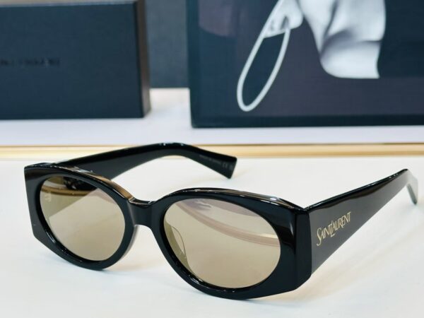 Saint Laurent Retro Oval Sunglasses