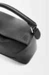 Small Puzzle Edge bag in classic calfskin Black