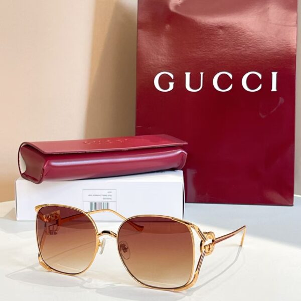 Gucdi Vintage Square Gradient Sunglasses