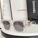 Chanel Oversized Square Frame Sunglasses – Bold Double CC Statement