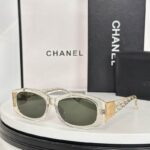 Chanel Vintage Rectangle Sunglasses – Quilted Temple CC Detail