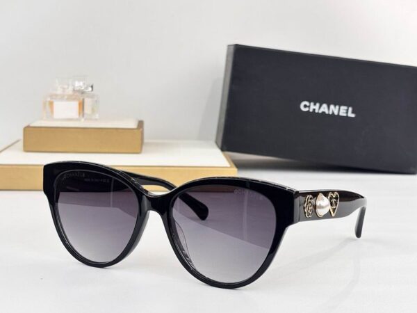 Chanel Romantic Cat Eye Statement Sunglasses