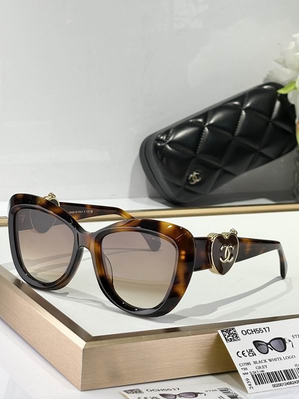 Chanel Heart Emblem Cat-Eye Sunglasses – Luxury Edition