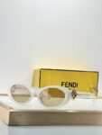 Fendi Retro Oval Sunglasses Fashion Eyewear