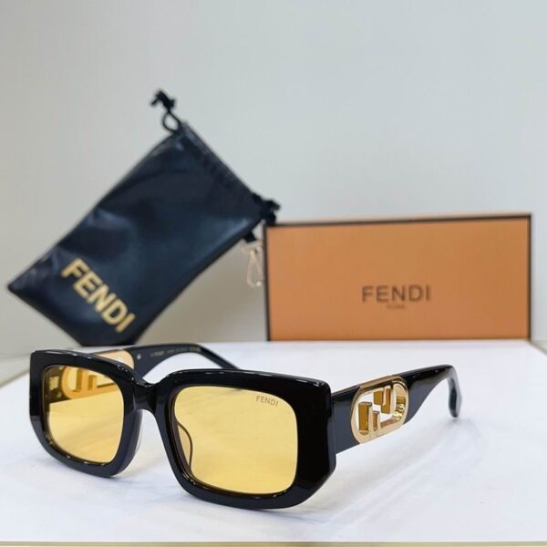 Fendi Vintage-Inspired Square Acetate Shades