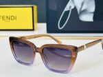 Fendi Square Gradient Sunglasses – Premium Oversized UV Protection Fashion Eyewear