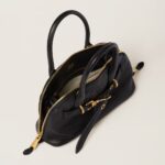 Aventure Nappa Leather Handbag Black Small
