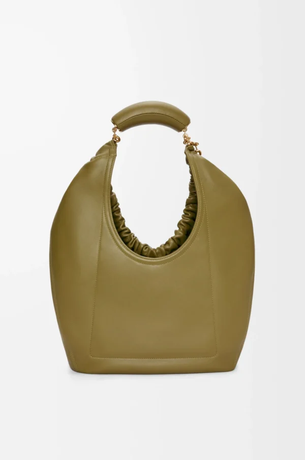 Medium Squeeze bag in mellow nappa lambskin Olive