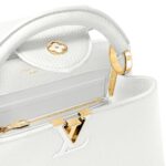 LOUIS VUITTON Capucines BB  Capucines Detachable  Shoulder Bag & Crossbody Bag for Women, White