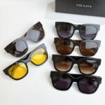 Prada Cat-Eye Acetate Frame Sunglasses