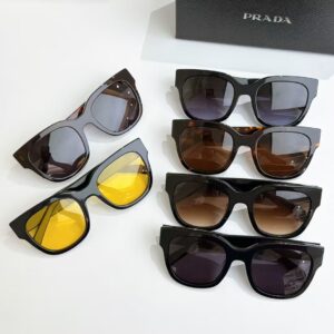 Prada Cat-Eye Acetate Frame Sunglasses