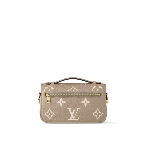 LOUIS VUITTON Pochette Metis EW Small Messenger Bag for Women in Latte Gray