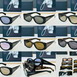 Saint Laurent Retro Oval Sunglasses