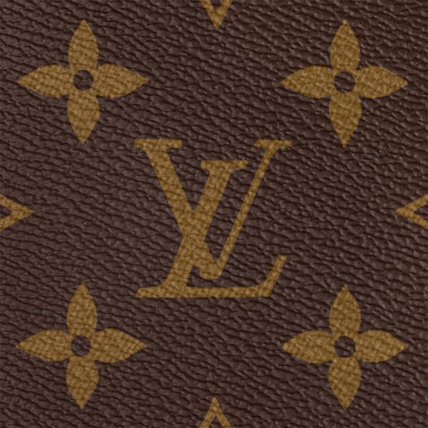 LOUIS VUITTON Palm Springs Classic Monogram Coated Canvas with Leather Trim Backpack, Mini, Women's, Brown