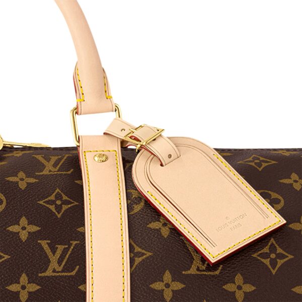 LOUIS VUITTON Keepall 50 Monogram All-Over Print Large Capacity Zipper Closure Coated Canvas with Leather Trim Travel Bag