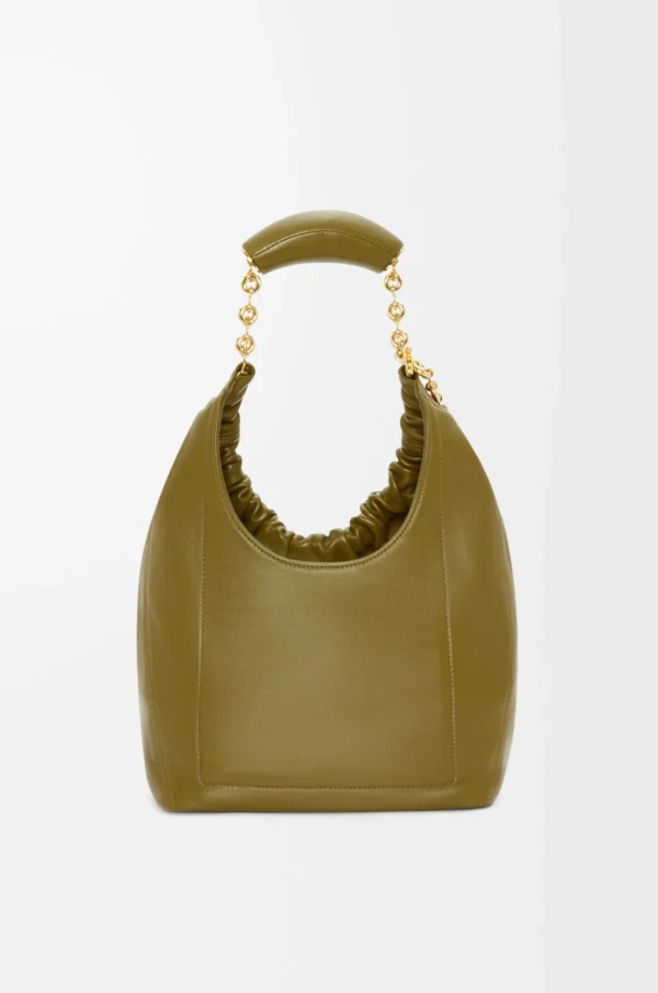 Small Squeeze bag in mellow nappa lambskin Olive