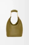 Small Squeeze bag in mellow nappa lambskin Olive