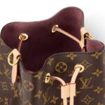 LOUIS VUITTON NÉONOÉ BB Monogram-Printed Grained Calfskin Women's Medium Bucket Bag