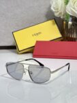 Fendi Aviator Sunglasses for Men & Women – Luxury Metal Frame UV400 Protection Designer Shades