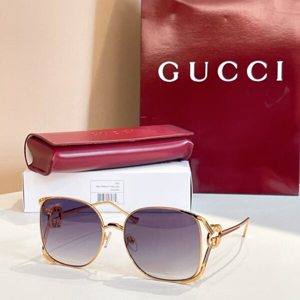 Gucdi Vintage Square Gradient Sunglasses