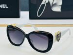 Chanel Luxury Oversized Round Sunglasses – Elegant Designer Style