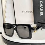 Chanel Oversized Square Frame Sunglasses – Bold Double CC Statement