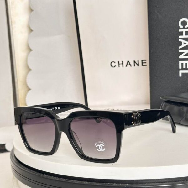 Chanel Oversized Square Sunglasses – Signature Double CC Detail