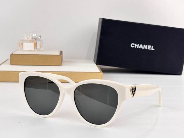 Chanel Romantic Cat Eye Statement Sunglasses