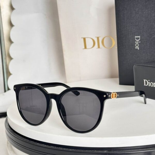 Dior Classic Round Frame Sunglasses – Gradient Lens Edition