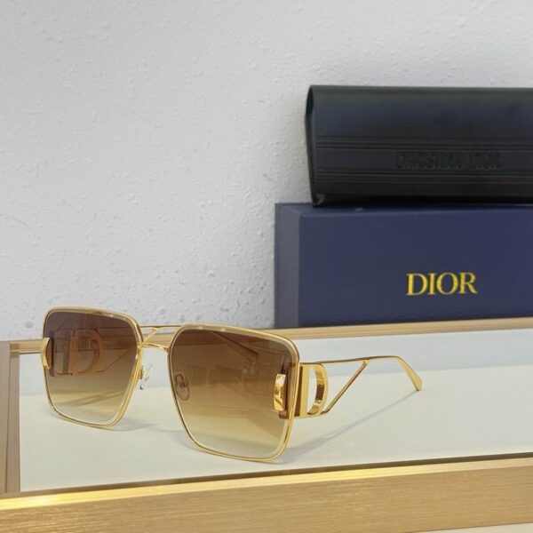 Dior CD Signature Square Metal Sunglasses