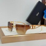 Dior CD Signature Shield Sunglasses – Luxury Rimless Edition