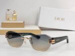 Dior Minimalist Rimless Sunglasses – CD Metal Accent Series