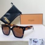 Fendi FE40101I Square Frame Sunglasses