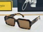Fendi Bold Square Frame Sunglasses – Statement Logo Designer Shades